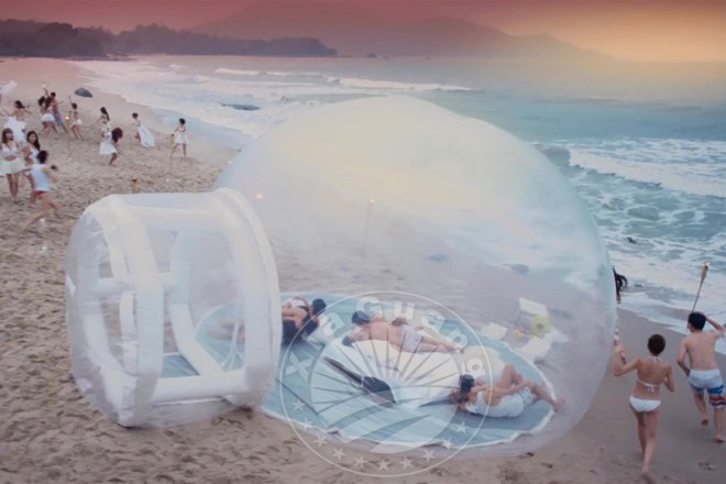张湾充气球形帐篷